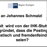 IHK-Aachen und "Antifa": die Hetzjagd auf ein Mitglied, Teil 7 IHK-Stuttgart