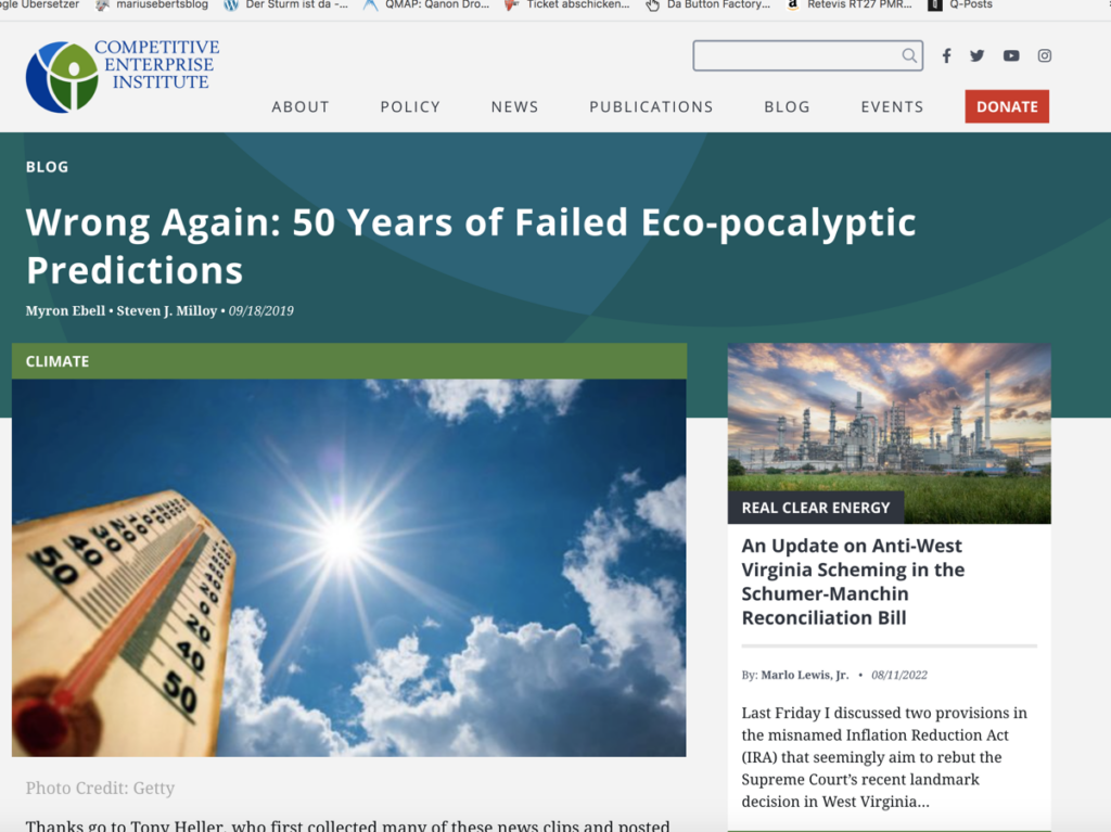 50 Jahre falscher apokalyptischer Klimaprognosen