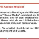 IHK-Aachen, Nora Liebenthal: Existenzzerstörung eines Mitgliedes, visualisiert, Teil 3/3