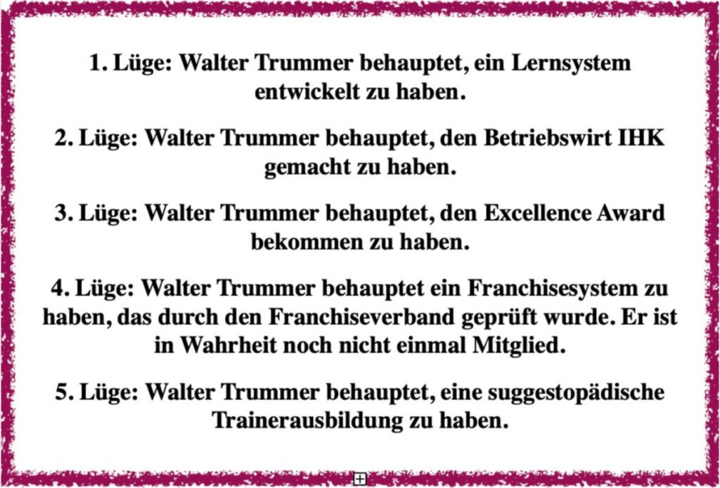 Walter Trummer (C&M): der Wissensverwüster (2)