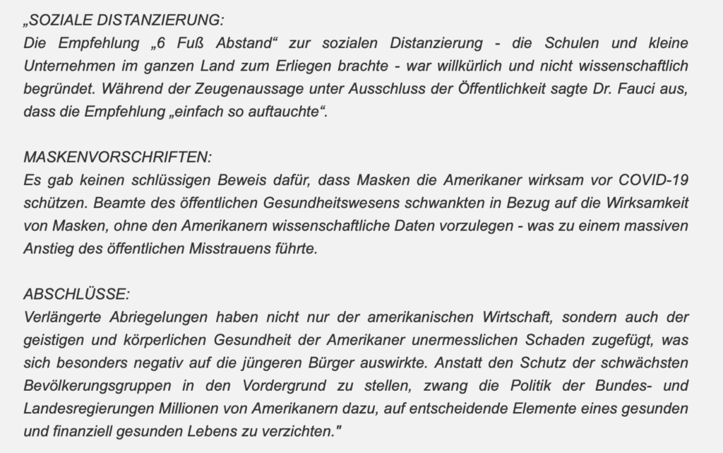 COVID-Irrsinn: Die "Schwurbler" hatten recht (offiziell bestätigt)